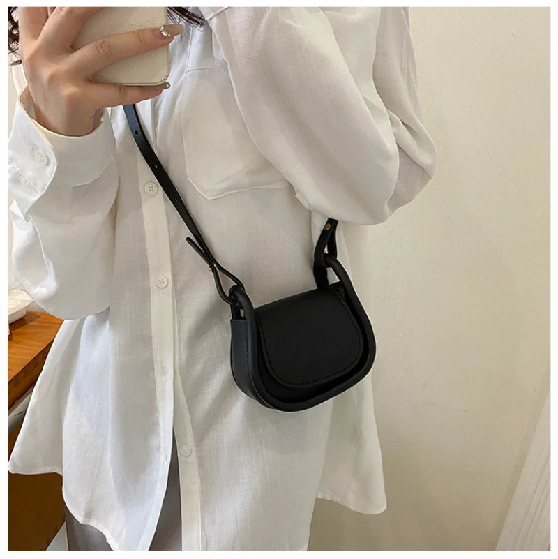 Women Bags Mini - Mini bolso cruzado de cuero PU
