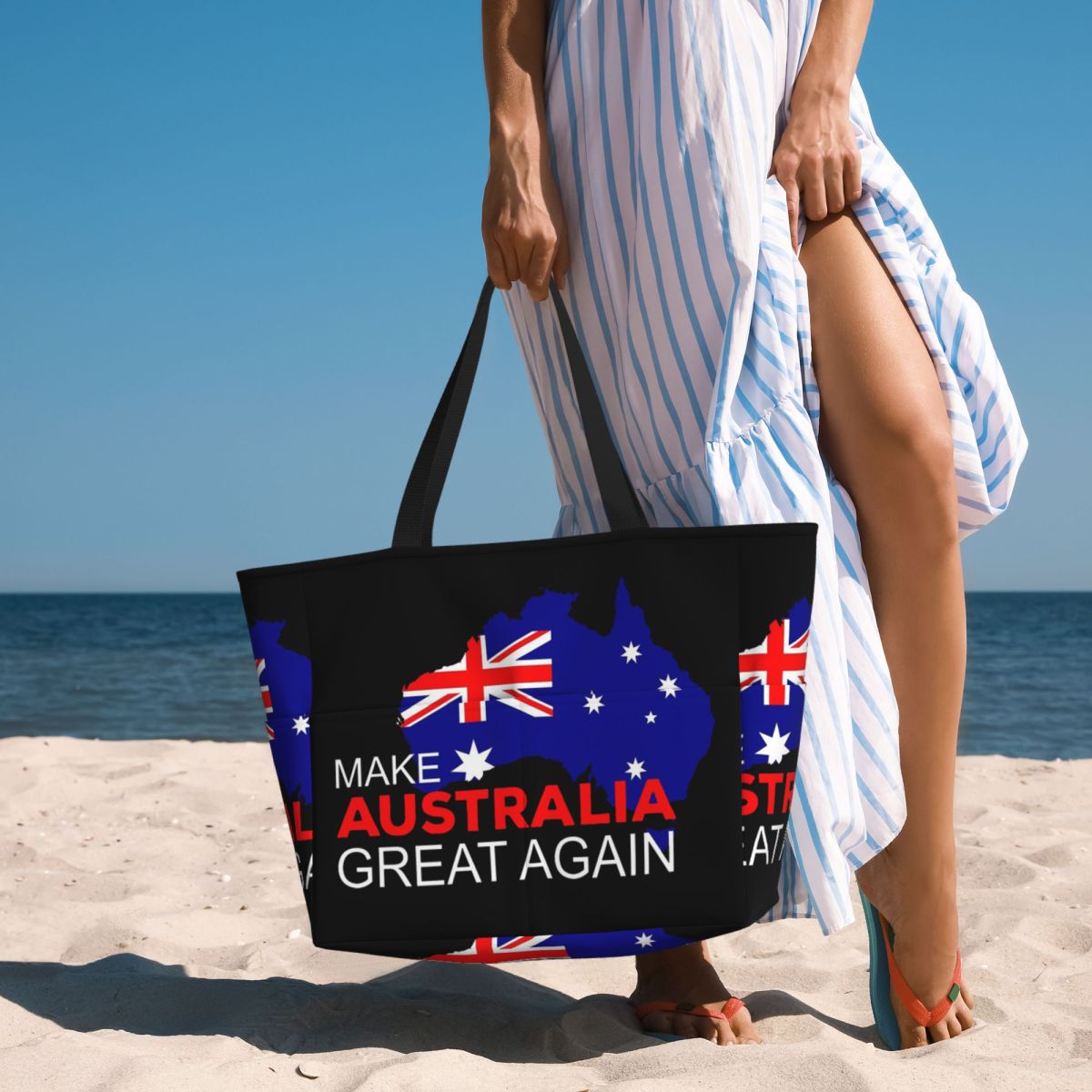 Women Bags In Australia - Bolsa de playa Make Australia Great