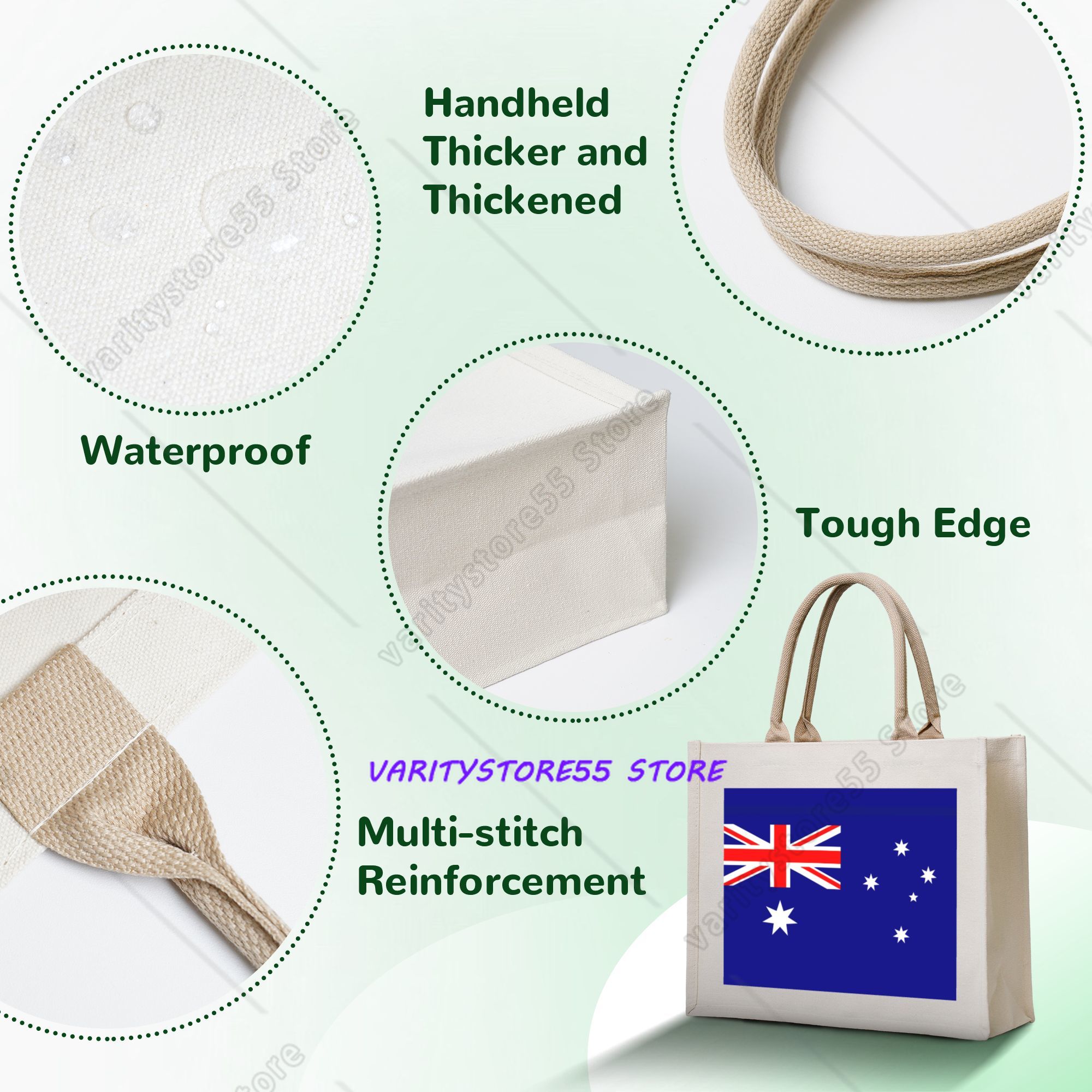 Bolsas de compras con bandera  - Women Bags In Australia reseña y precio