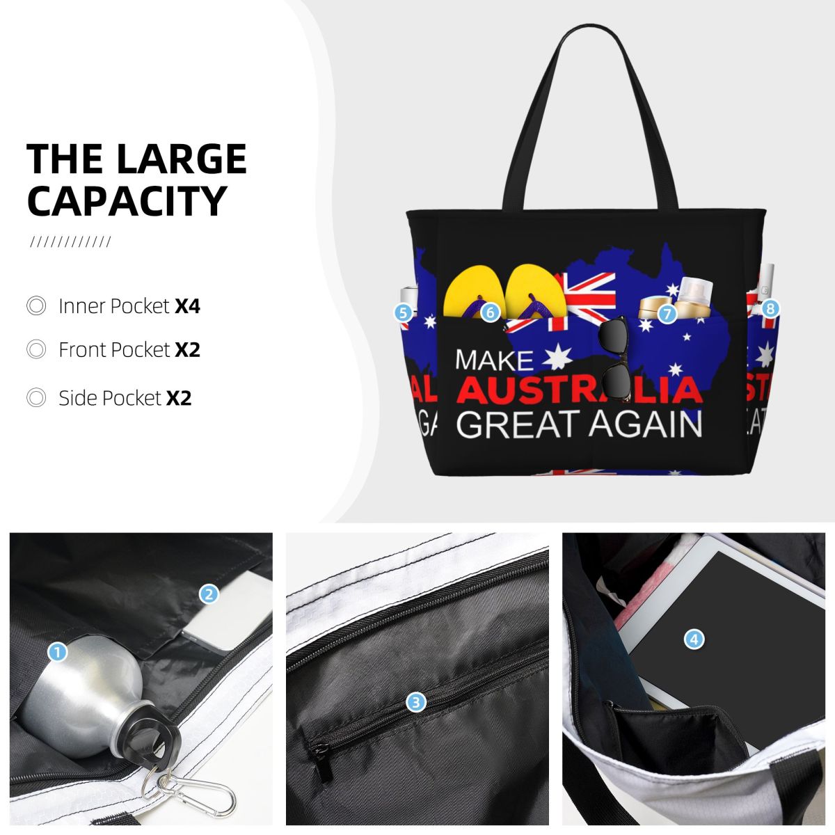 Bolsa de playa Make Australia  - Women Bags In Australia reseña y precio
