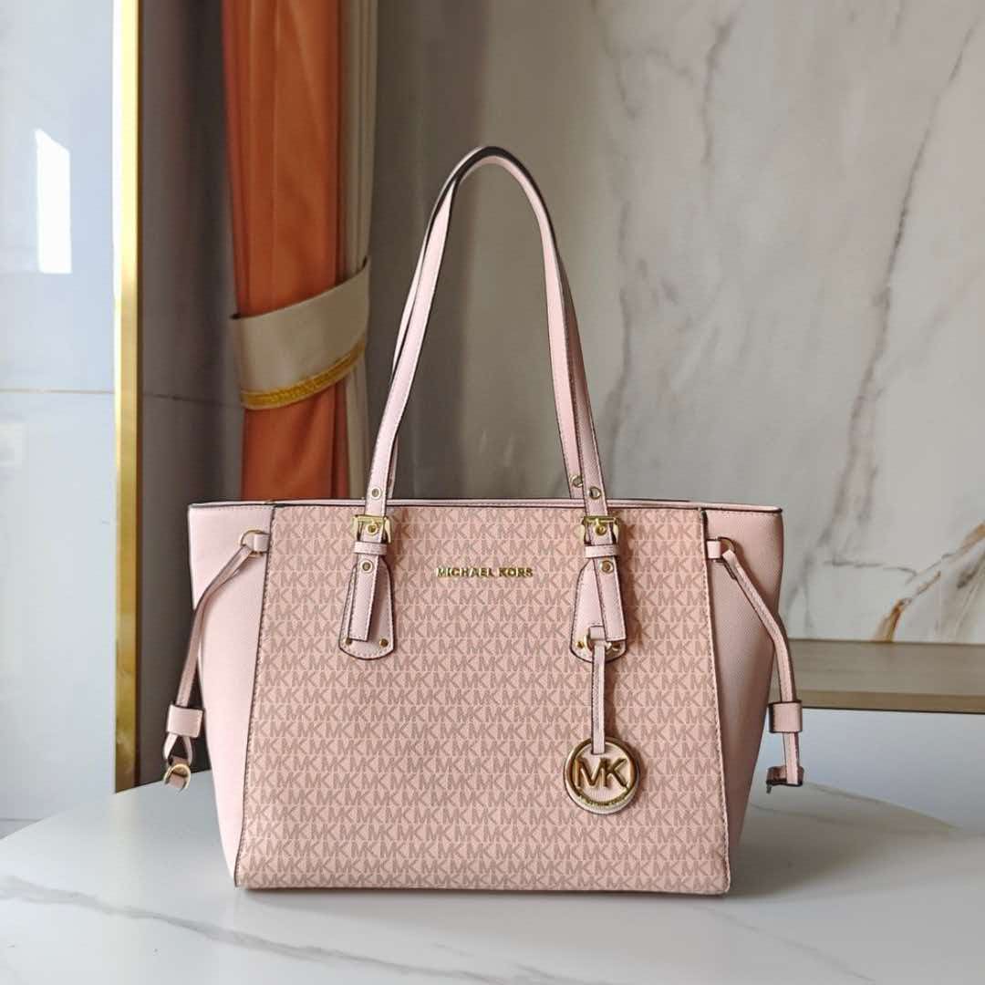 Bolsa de mano de PVC con monog - Women'S Tote Bags Michael Kors reseña y precio
