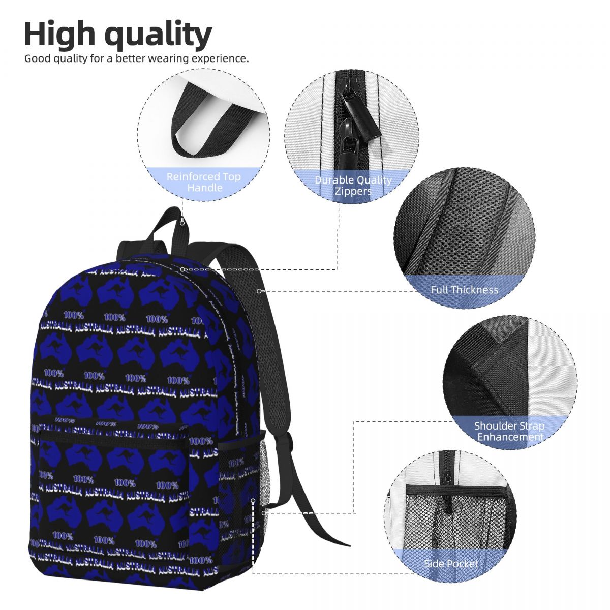 Mochila Austria Not Australia, - Women Bags In Australia reseña y precio