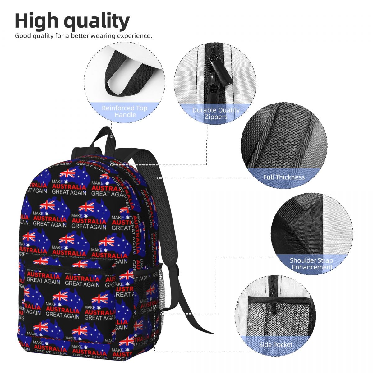 Mochila Make Australia Great A - Women Bags In Australia reseña y precio